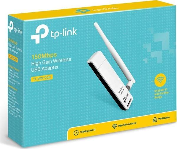 150 Mbps Antenli Kablosuz Usb Adaptör Tl-Wn722N - Image 1