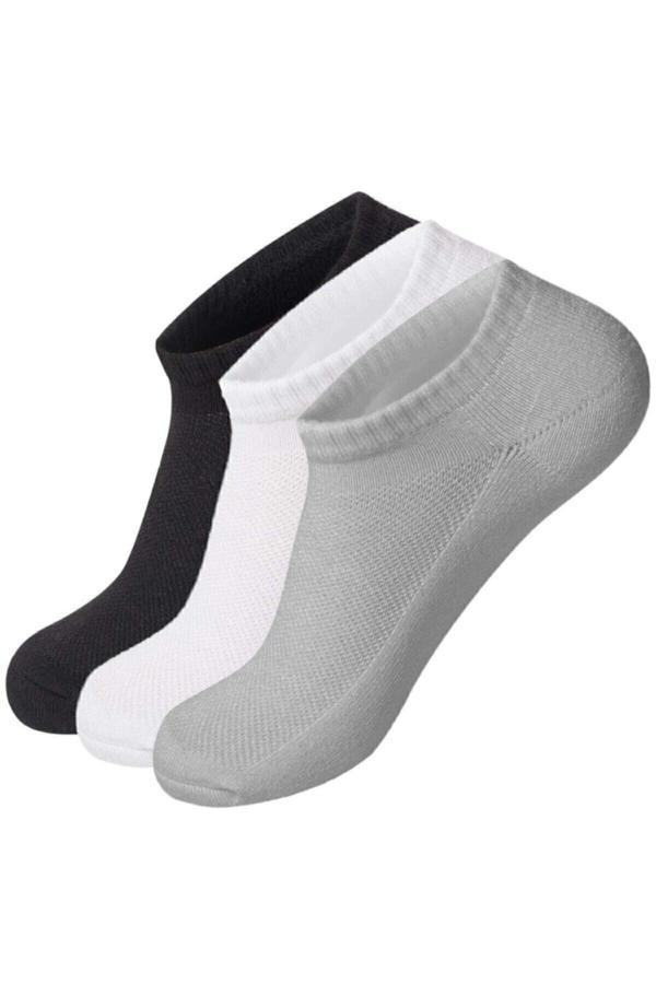 Pi Giyim Unisex 4Çift Patik Çorap Spor Ayakkabı Kısa Soket Çorabı - Image 1