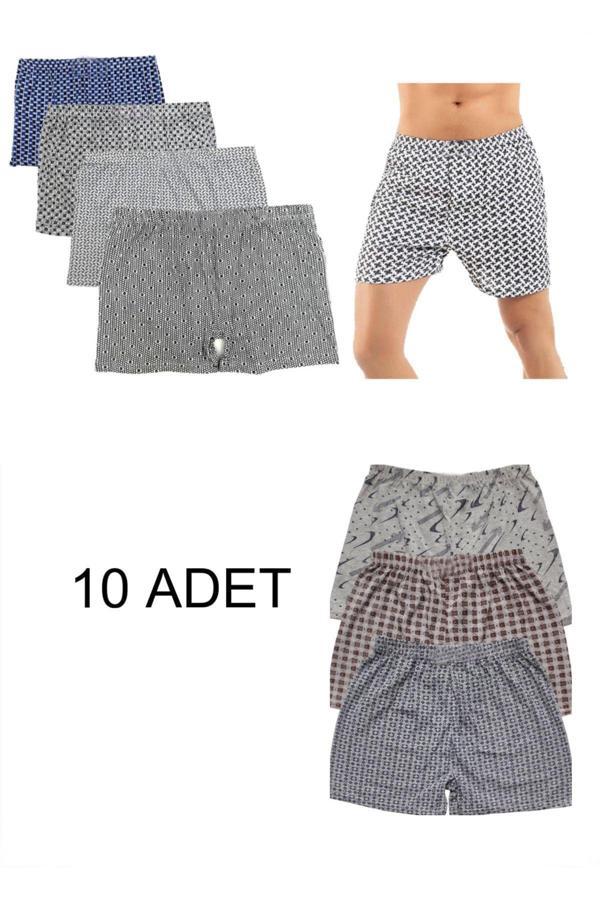 Pi Giyim 10Lu Havlu Erkek Boxer - Image 1