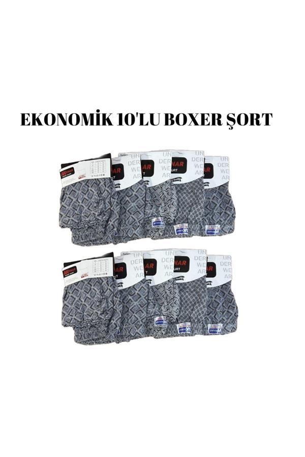 Pi Giyim 10’Lu Ekonomik Boxer Şort - Image 1