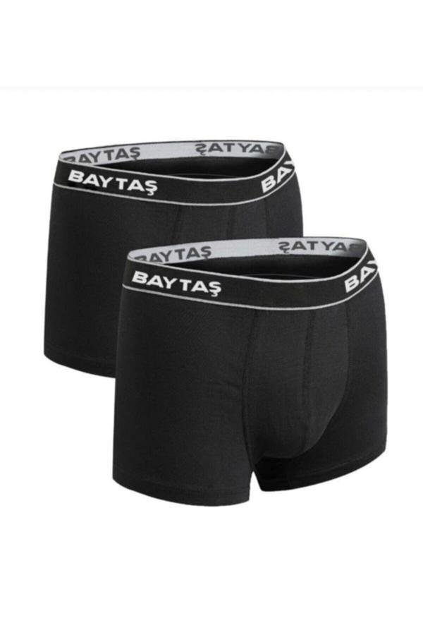 Pi Giyim Baytaş Siyah Erkek Boxer Tekli - Image 1