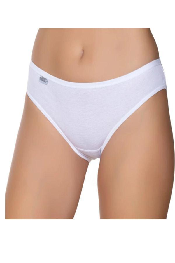 Pi Giyim Kadın Renkli Ribana Düz Biye Bikini Bikini Külot 6'Lı Paket - Image 1