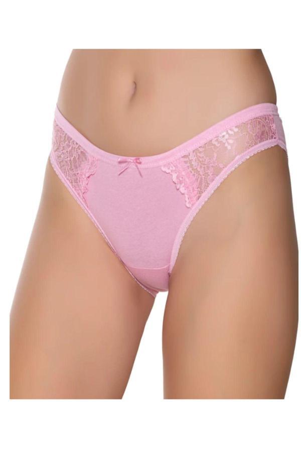 Pi Giyim Kadın Likralı İnce Bel Çift Yanı Dantelli Bikini Külot 6'Lı Paket - Image 1