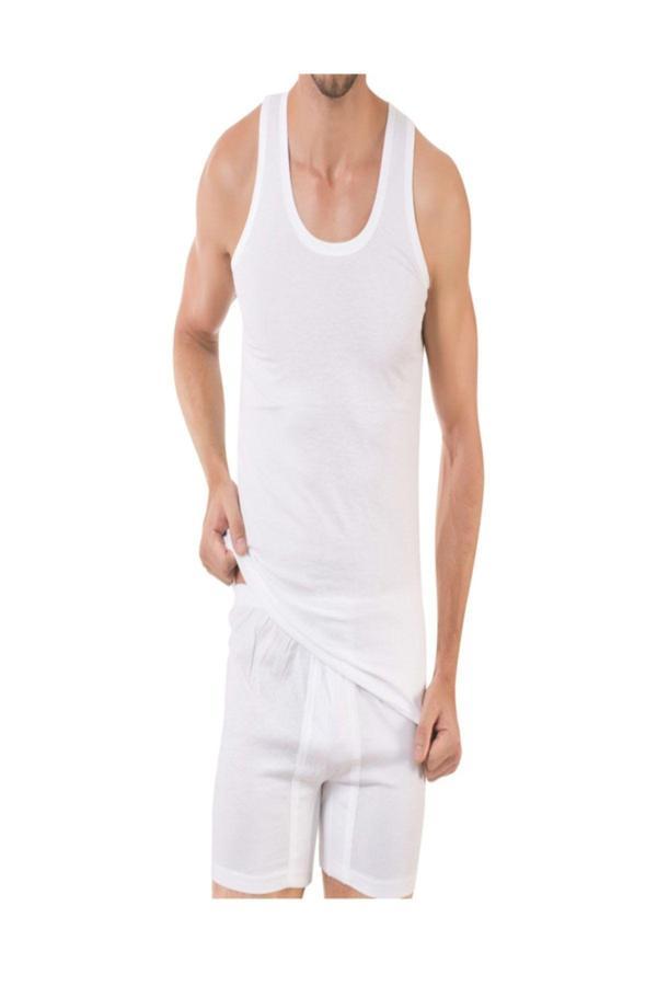 Pi Giyim 5'Li Paket Erkek Askılı Atlet Paçalı Şort Arjantin Boxer Takım - Image 1