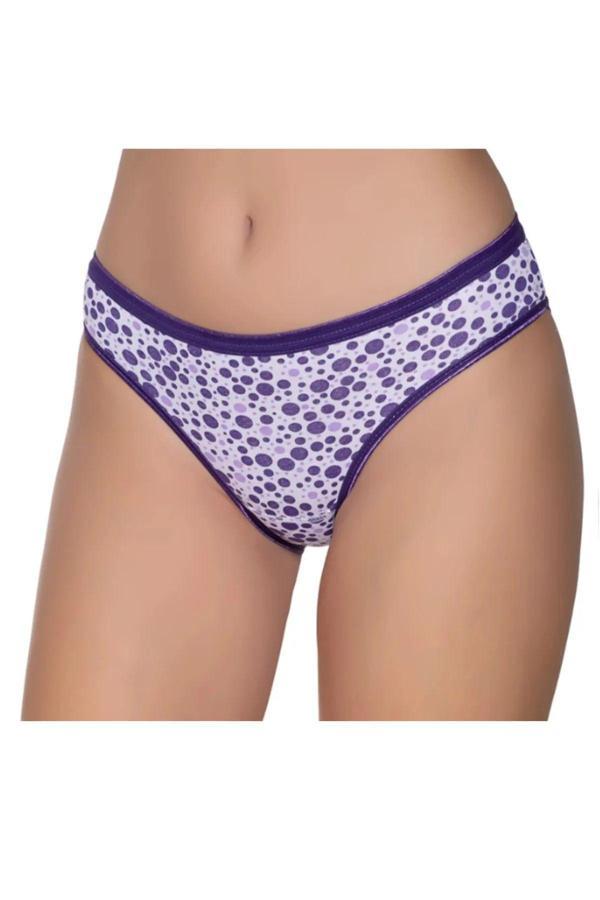 Pi Giyim Kadın Renkli Likralı Geometrik Desenli Bikini Külot 6'Lı Paket - Image 1