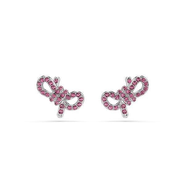5723557 Swarovski Küpe Mp Lıfelong Bow:Pe Stud Mfp Rose/Rhs - Image 1