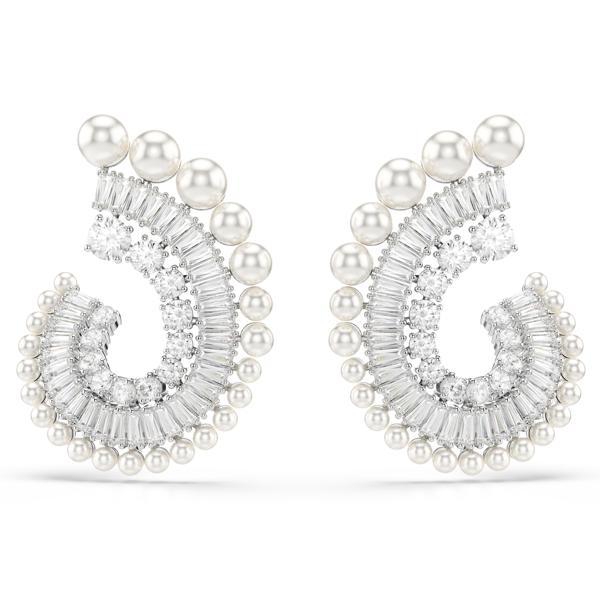 5720869 Swarovski Küpe Ss25 Capsule:Pe Prl Whı/Rhs - Image 1