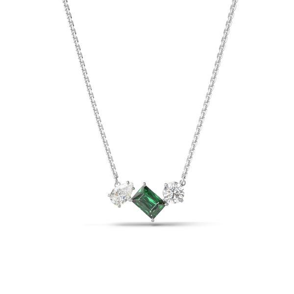 5668278 Swarovski Kolye Mesmera:Pend Green White/Rhs - Image 1