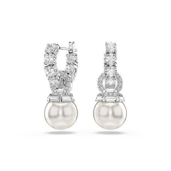 5691716 Swarovski Küpe Matrıx:Pe Pearl Whıte/Rhs - Image 1