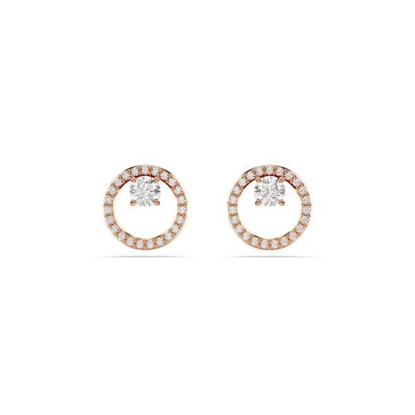 5692263 Swarovski Küpe Constella:Pe Stud Cz Whıte/Ros - Image 1
