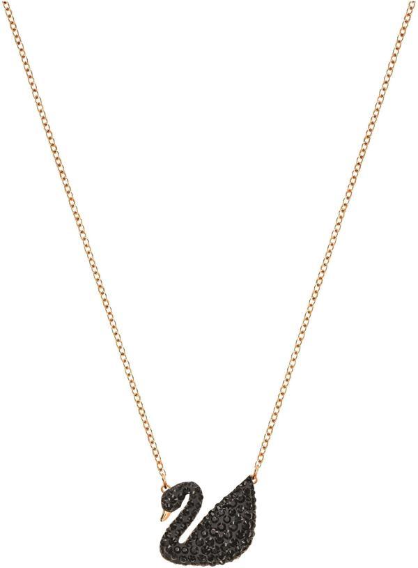 5204134 Swarovski Kolye İconic Swan:Pendant Jet/Ros - Image 1