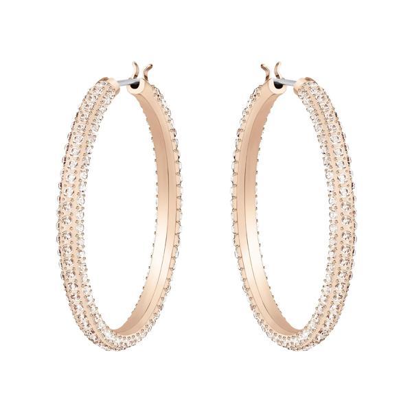 5383938 Swarovski Küpe Stone:Pe Hoop Silk/Ros - Image 1