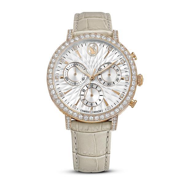 5702849 Swarovski Kol Saati Matrıx Chrono:Ls Taupe/Wht/Pro - Image 1