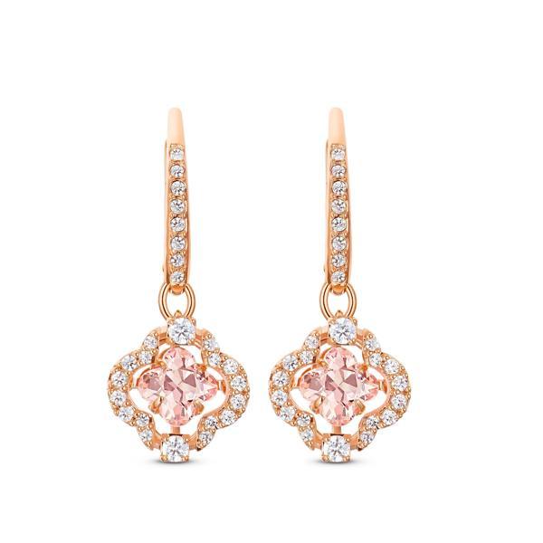 5516477 Swarovski Küpe Sparkling Dc-Pe Clover Czmo-Ros - Image 1