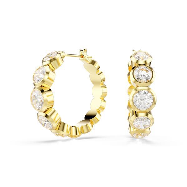 5711483 Swarovski Küpe Imber:Pe Mn Hoop Whıte/Gos - Image 1