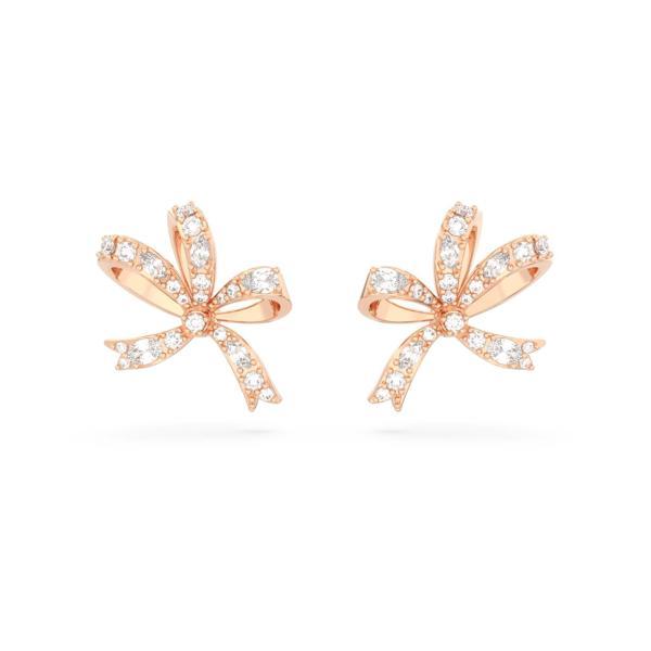 5647572 Swarovski Küpe Volta:Pe Fig S Bow Whi/Ros - Image 1