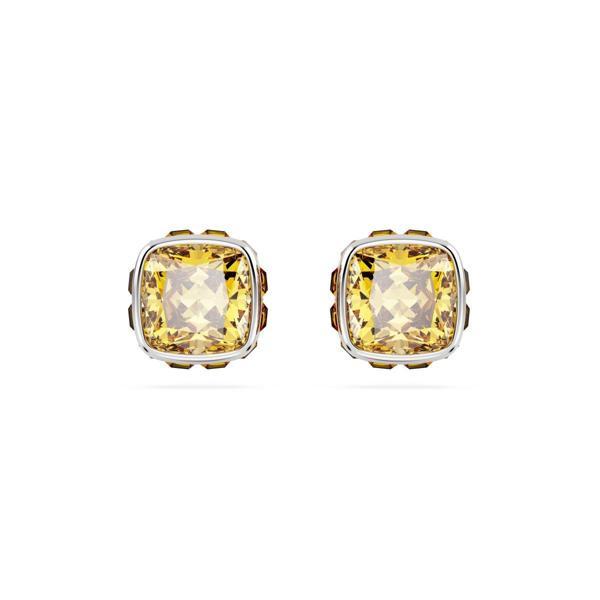 5660802 Swarovski Küpe Birthstone:Pe Studs Nov Yel/Rhs - Image 1