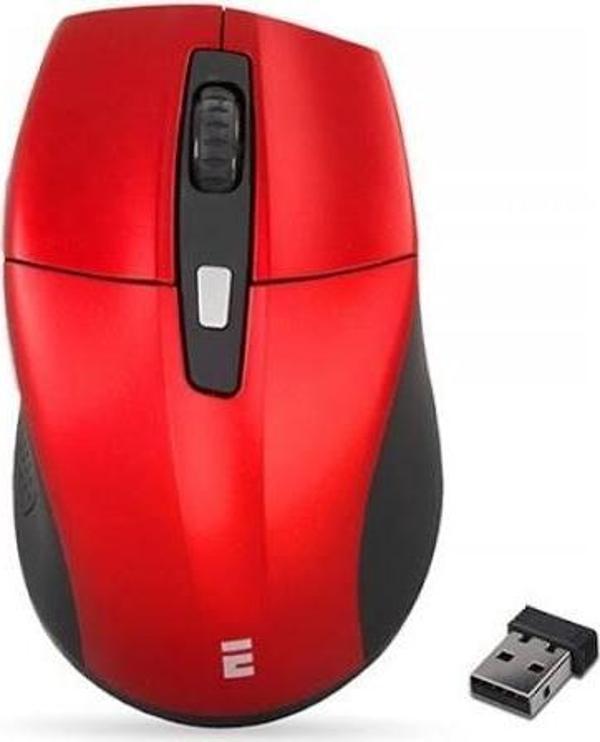 Everest SM-861 Usb Kırmızı 800-1200-1600dpi Süper Sessiz Kablosuz Mouse - Image 1