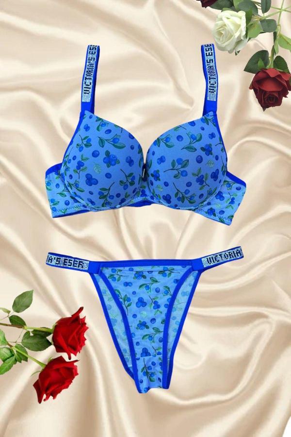 Pi Giyim Taş Askılı Destekli Sütyen Takımı - Image 1