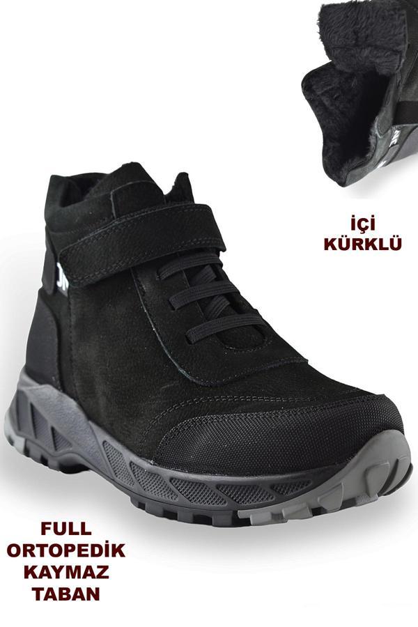 3564 Ortopedik Outdoor Erkek Çocuk Bot Ayakkabı Kaymaz Taban - Image 1