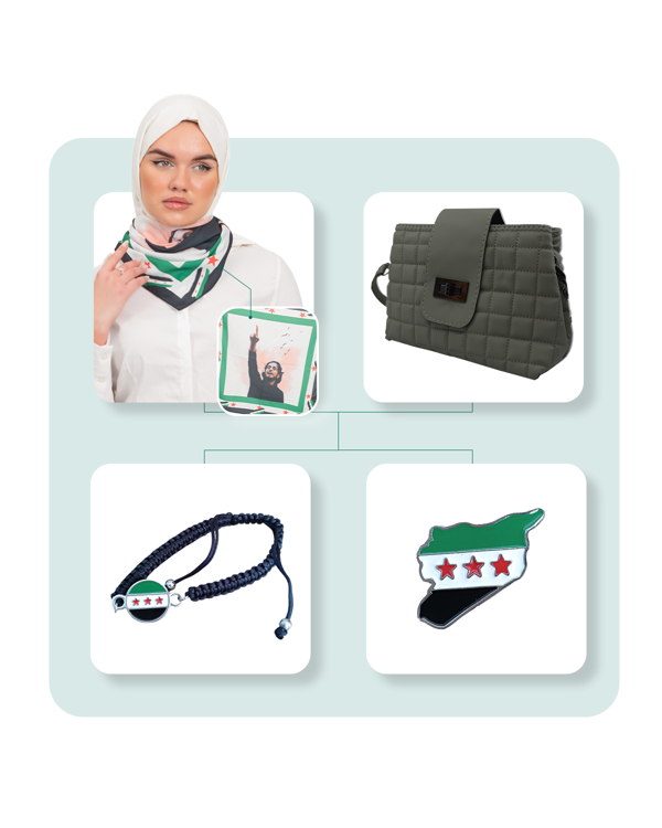 4'lü El Çantası Ve Suriye aksesuarları Seti SE100002 - Image 1