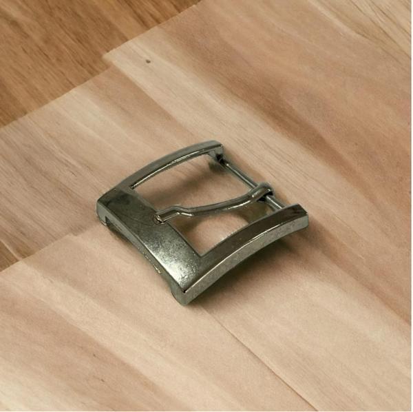 Kemer Tokası 3,5 cm Bej Nikel Hafif Ürün (Leathercraft, Deri Hobi) - Image 1