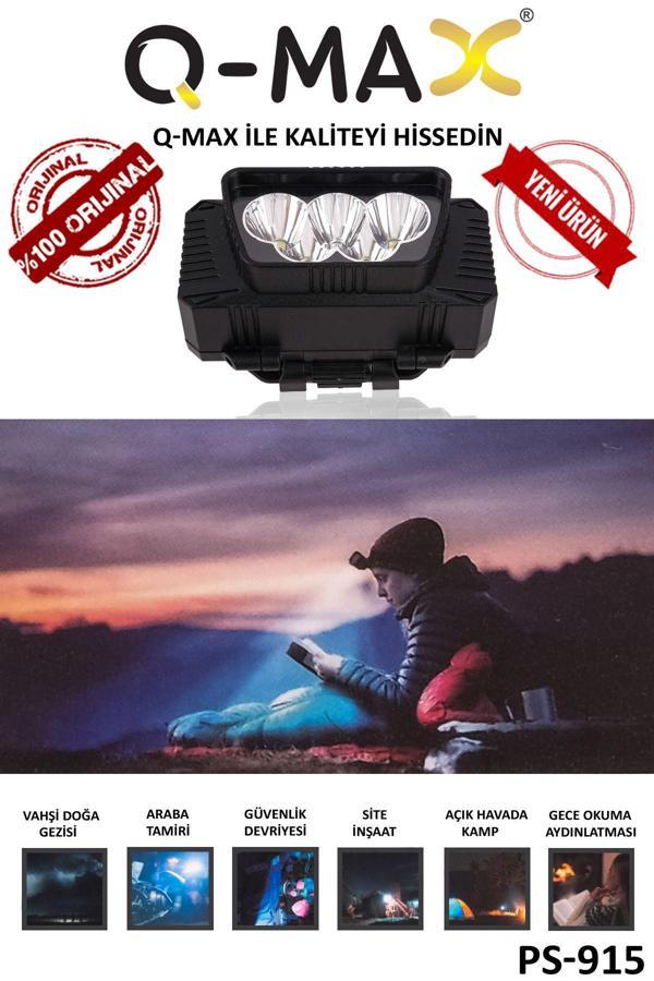 Q-Max 5 Led Işıklı Güçlü Performanslı Kamp Acil Durum Kullanımına Uygun El Feneri - Image 1
