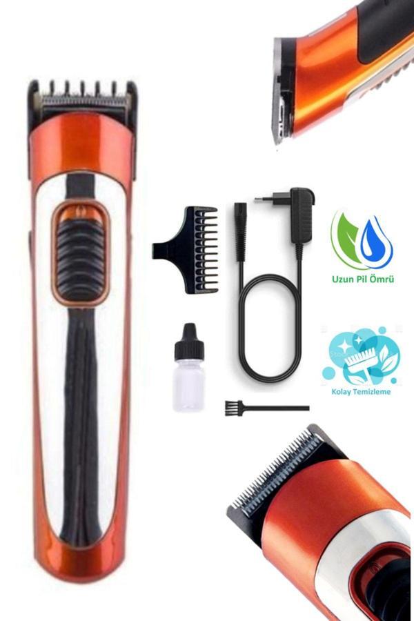 Darkcloud Turbo 607 Profesyonel Tıraş Makinesi Şarjlı Sakal Ense Tıraş Makinası - Image 1