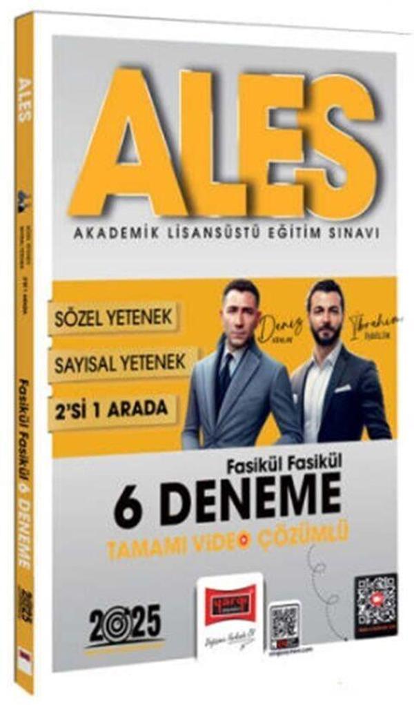 2025 ALES Sayısal Sözel 2 si Bir Arada Fasikül Fasikül 6 Deneme Yargı Yayınları - Yargı Yayınları - Image 1