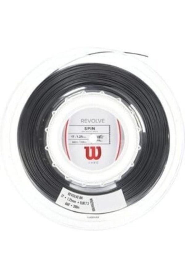 Wilson Revolve Spin 1,25 Mm. Rulo Raket Kordajı 200 Metre Siyah Wrz906900 - Image 1