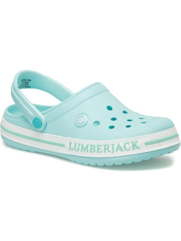 LUMBERJACK DEVON 3FX YEŞİL UNİSEX COMFORT CASUAL TERLİK SABO SANDALET  - Image 1
