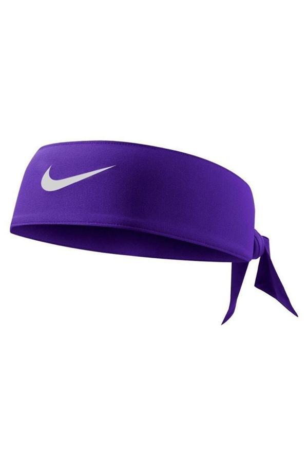 Nike Dri Fit Head Tie Bandana Tenisçi Kafa Bandı Mor - Image 1