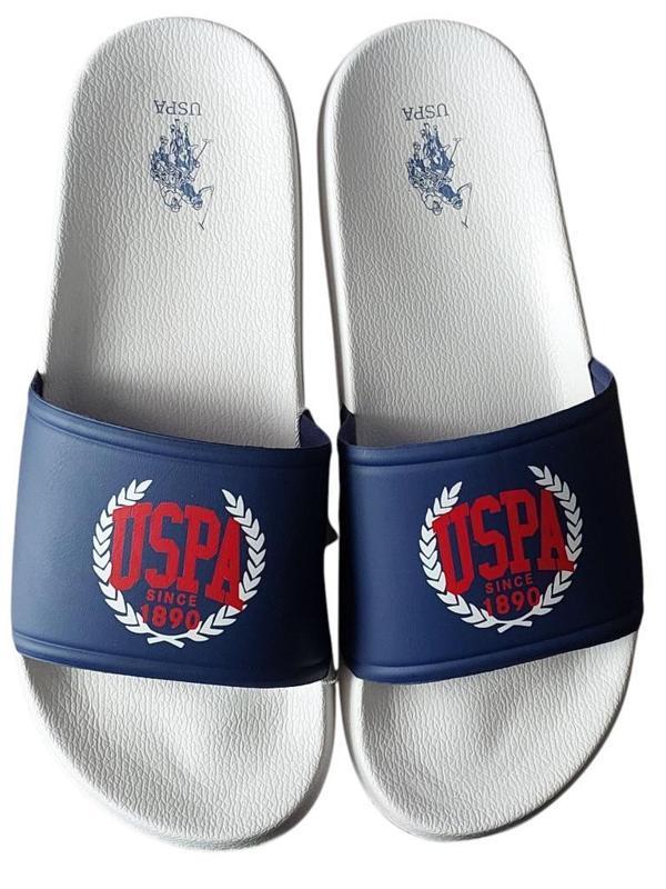 U.S.POLO ASSN GLB 4FX BEYAZ LACİVERT GÜNLÜK SPOR PLAJ TERLİĞİ - Image 1