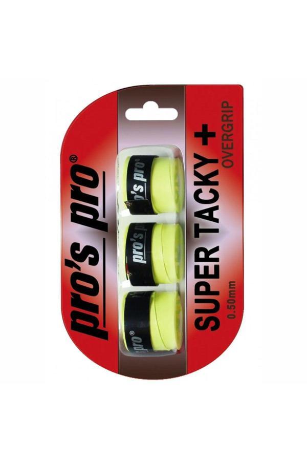 Pro'S Pro Pros Pro Super Tacky 3Lü Overgrip Sarı G198D - Image 1