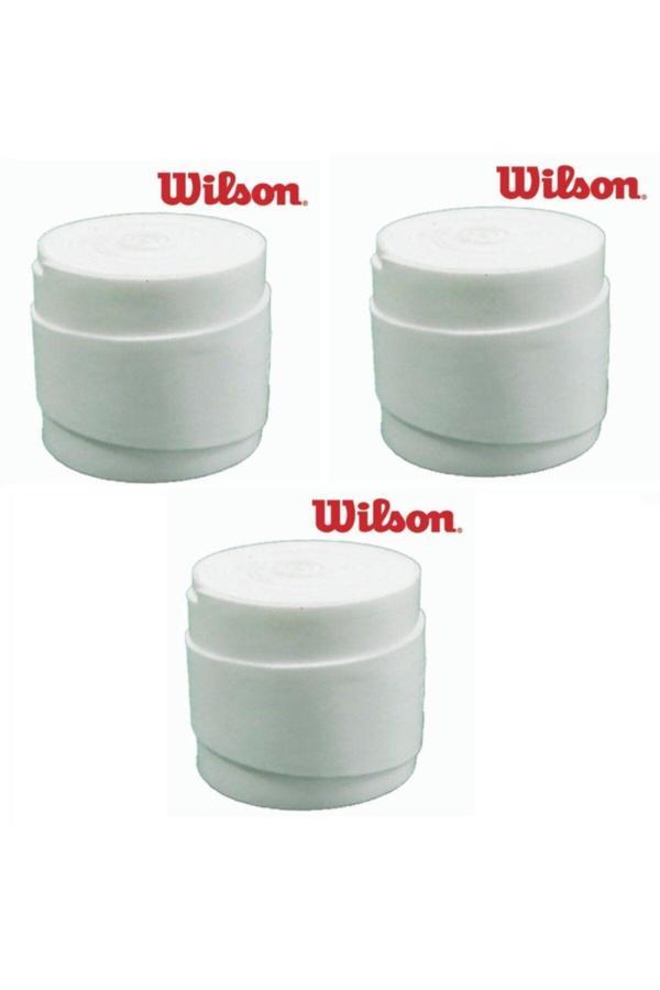 Wilson 3 Adet Pro Comfort Beyaz Overgrip Tenis Raketi Gribi Wrz4024Wh White - Image 1