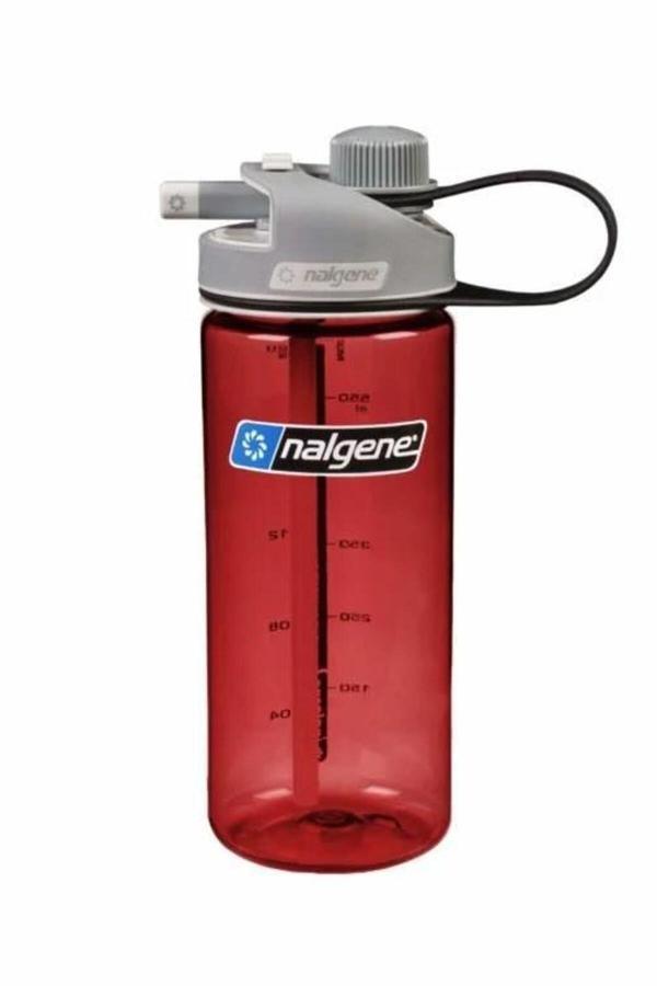 Nalgene Multidrink, Red /Gray Cap Tritan Suluk - Image 1