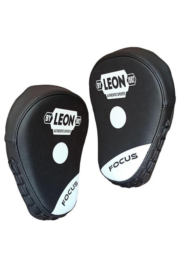 By Leon 1982 Leon Focus Boks El Lapası Ellik Siyah Beyaz - Image 1