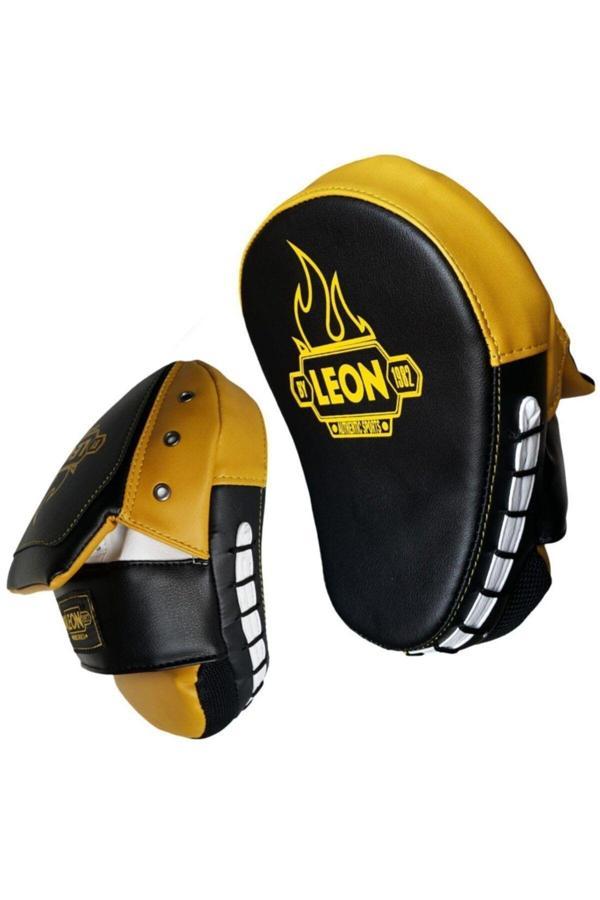 By Leon 1982 Leon Pro Boks, Kick-Boks Ve Mma El Lapası Sarı Siyah - Image 1