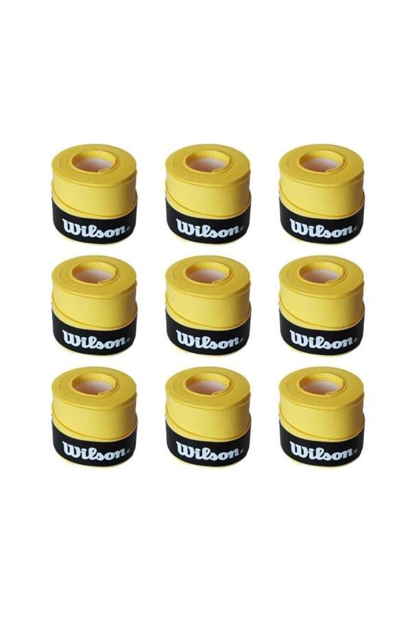 Wilson Bowl O Grips Overgrip 9 Adet Tekli Sarı Grip - Image 1