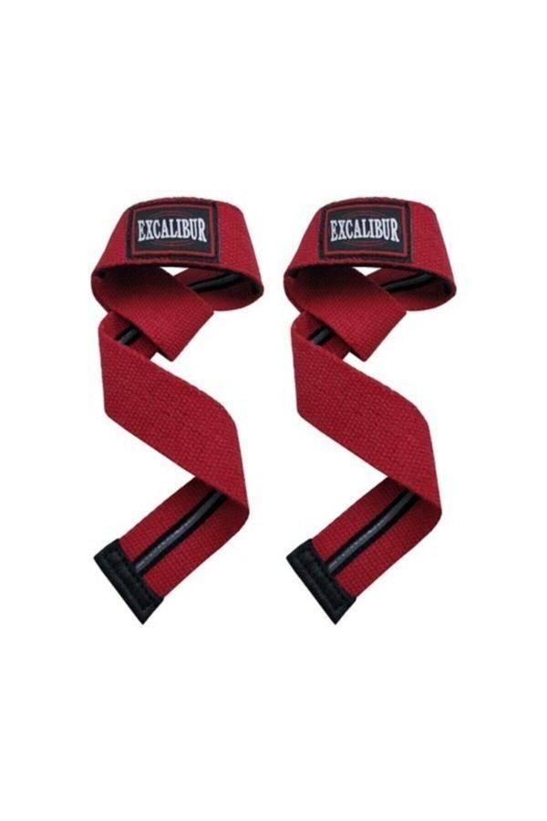 Excalibur Lifting Straps Ağırlık Kayışı Çift Kırmızı - Image 1