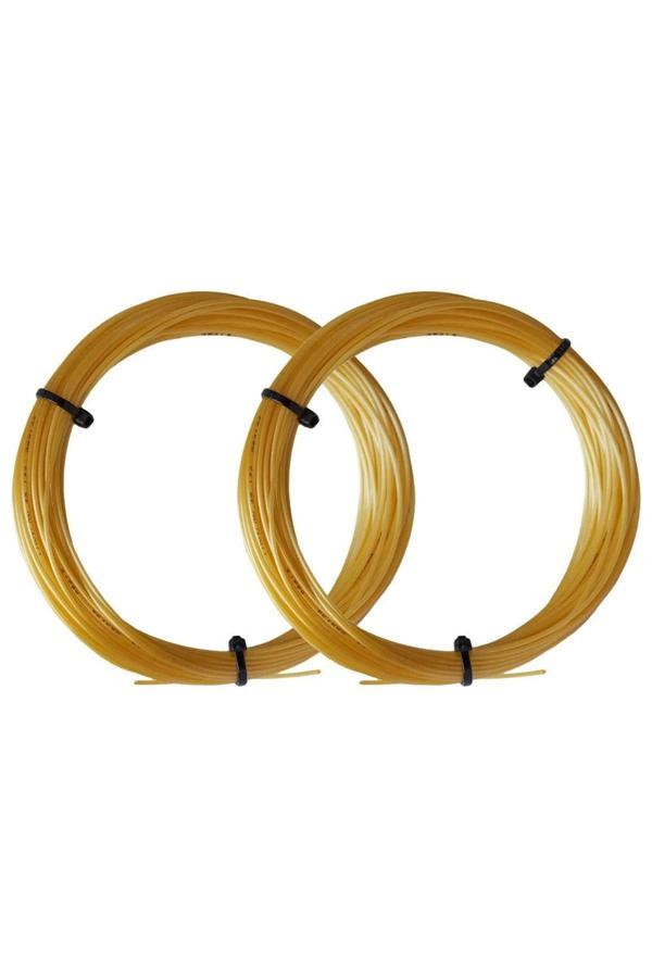 Luxilon 2 Adet 4G 1,25 Mm. Monofilament Kordaj 12 Metre Altın Sarısı - Image 1