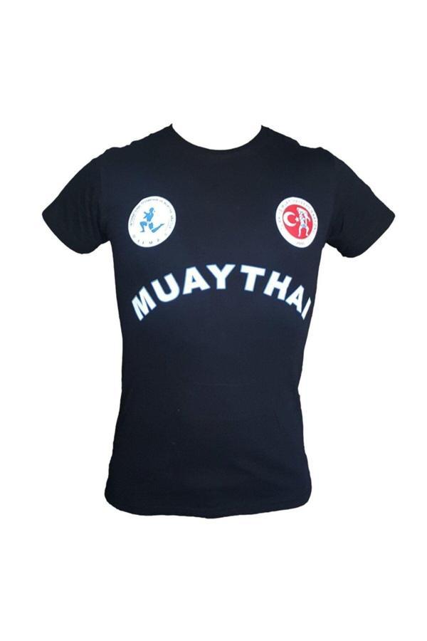By Leon 1982 Unisex Siyah Wasedo Muay Thai Tişörtü - Image 1