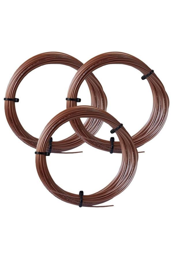 Luxilon 3 Adet 130 Element Raket Kordajı 1,30 Mm. 12 Metre Bordo - Image 1