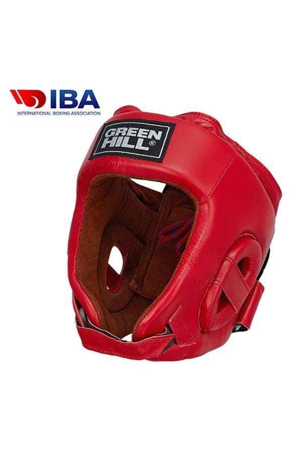 Green Hill Iba Onaylı Hakiki Deri Boks Kaskı - Image 1