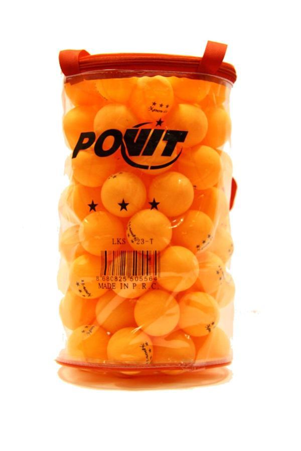 Povit 100'Lü Masa Tenisi Topu (Pinpon Topu) Turuncu - Image 1