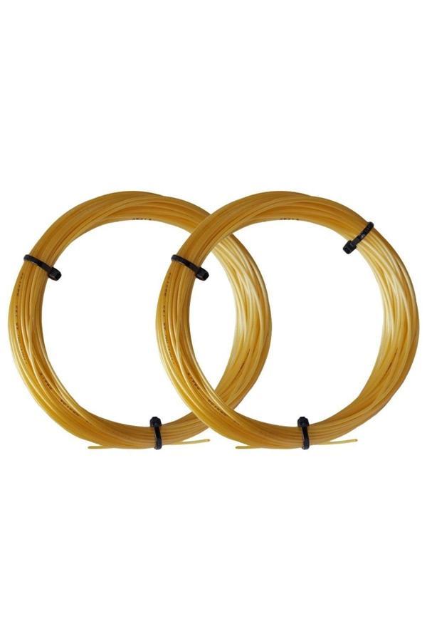 Luxilon 2 Adet 4G 1,30 Mm. Monofilament Kordaj 12 Metre Altın Sarısı - Image 1