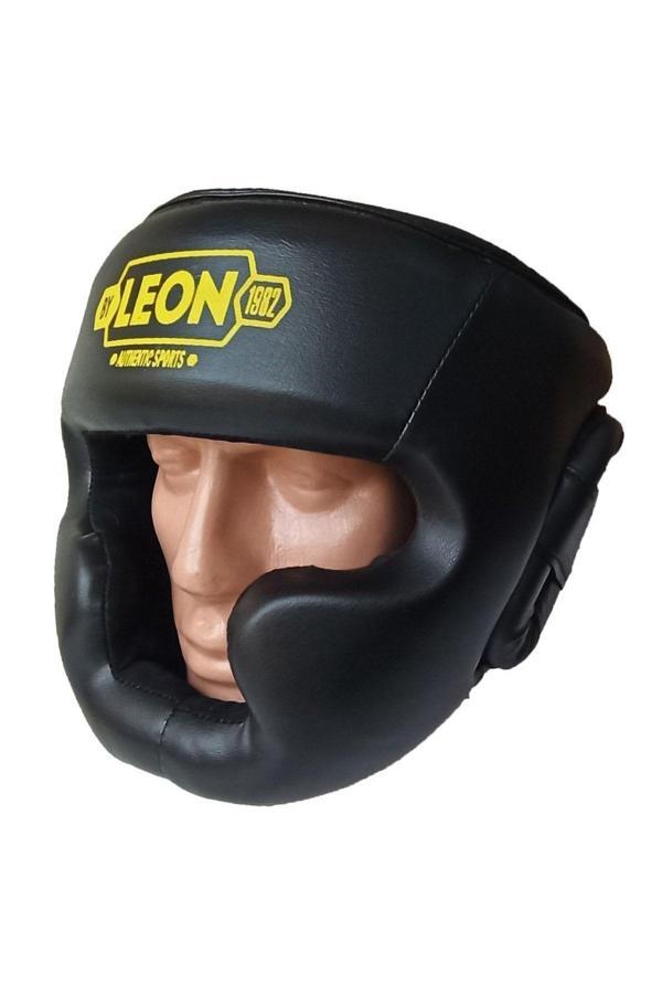 By Leon 1982 Leon Hardy Boks, Muay Thai Ve Kick-Boks Antrenman Kaskı Siyah Sarı - Image 1