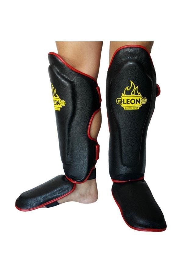 By Leon 1982 Leon Solid Muay Thai Ve Kick Boks Ayak Ve Kaval Koruyucu - Image 1