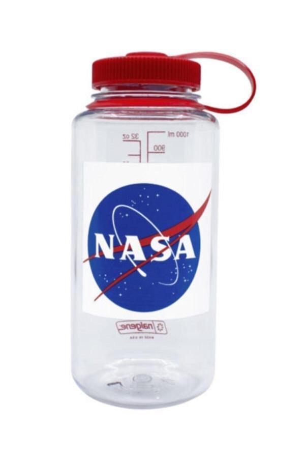 Nalgene 32Oz Wm Clr Rd Cap Nasa Globe Limited Edition Tritan Suluk - Image 1