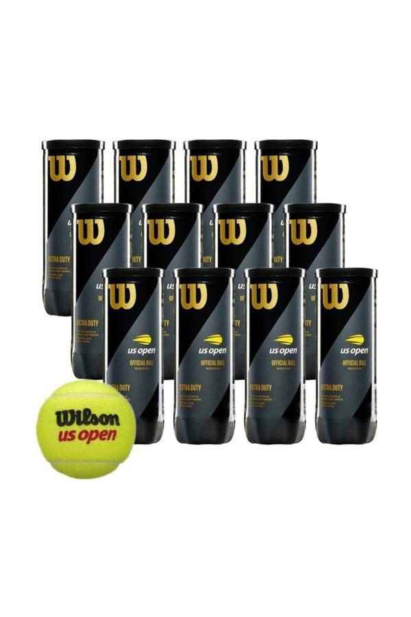 Wilson 12 Kutu Us Open Tenis Topu Vakum Ambalajda Wrt106200 - Image 1